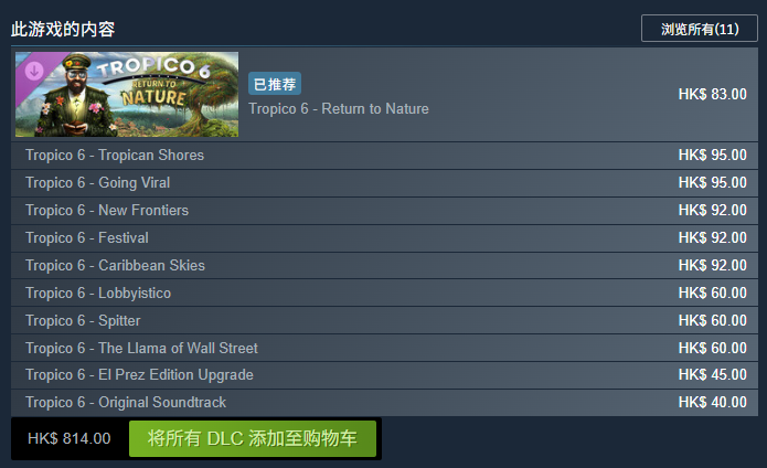 海岛大亨6/Tropico 6（全DLCs）（更新：V23）配图1