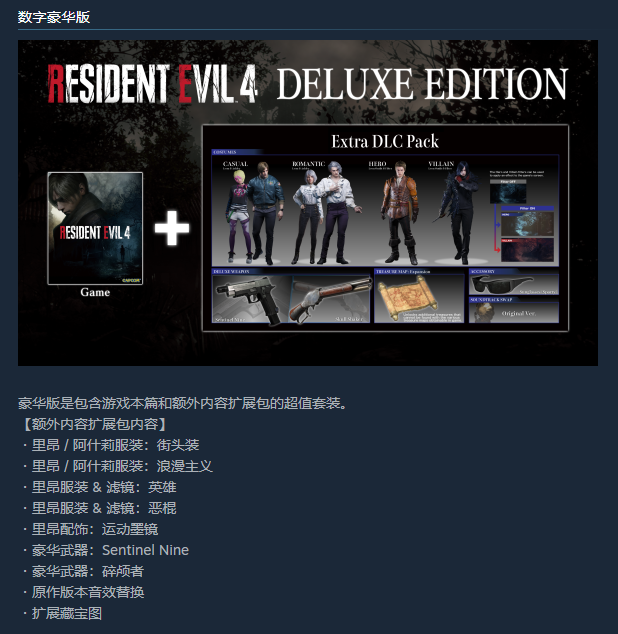 生化危机4重制版/Resident Evil 4【正版账号*D加密】+分道扬镳DLC(艾达王dlc)配图5